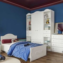 KI-KI ТД400.1 Тумба (белый/белое дерево) в Сысерти - sysert.mebel24.online | фото 2