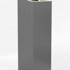 Угловое соединение для цоколя 135 гр. h100 мм (Алюминий, Белый, Черный, Сонома) в Сысерти - sysert.mebel24.online | фото 1