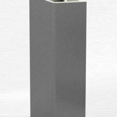 Угловое соединение для цоколя 135 гр. h150 мм (Алюминий, Белый, Черный, Сономаый) в Сысерти - sysert.mebel24.online | фото