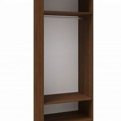 ВЕСТА ВГШ-1 Шкаф платяной МДФ Орех Донской в Сысерти - sysert.mebel24.online | фото 2