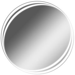 Зеркало Берг 700х700 с подсветкой Домино (GL7055Z) в Сысерти - sysert.mebel24.online | фото 1