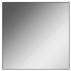 Зеркало Corsica 500х500 black без подсветки Sansa (SB1063Z) в Сысерти - sysert.mebel24.online | фото 1