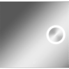 Зеркало Cosmo 100 alum (линза) с подсветкой Sansa (SCL1026Z) в Сысерти - sysert.mebel24.online | фото