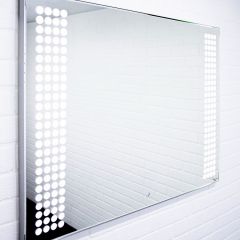 Зеркало Cosmo 100 alum с подсветкой Sansa (SC1004Z) в Сысерти - sysert.mebel24.online | фото 3