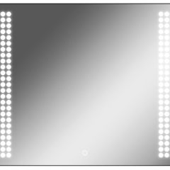 Зеркало Cosmo 90 black с подсветкой Sansa (SC1051Z) в Сысерти - sysert.mebel24.online | фото 1