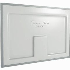 Зеркало Dream 100 alum (линза) с подсветкой Sansa (SDL1027Z) в Сысерти - sysert.mebel24.online | фото 2