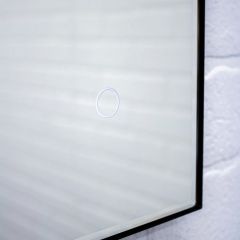 Зеркало Eclipse 100 black с подсветкой Sansa (SE1032Z) в Сысерти - sysert.mebel24.online | фото 6