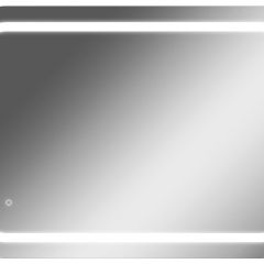 Зеркало Elis 100 white с подсветкой Sansa (SEe1045Z) в Сысерти - sysert.mebel24.online | фото 1