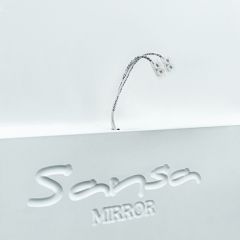 Зеркало Gia 75 white с подсветкой Sansa (SGa1044Z) в Сысерти - sysert.mebel24.online | фото 5