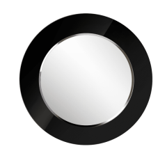 Зеркало круглое черный (РМ/02) в Сысерти - sysert.mebel24.online | фото