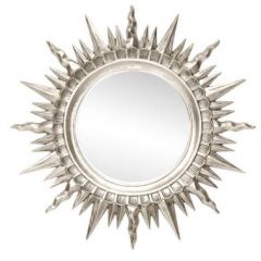 Зеркало круглое серебро (1810(1) в Сысерти - sysert.mebel24.online | фото