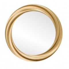 Зеркало круглое золото (1713(1) в Сысерти - sysert.mebel24.online | фото 1