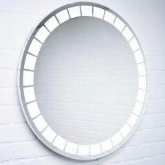 Зеркало Маскат 700х700 с подсветкой Домино (GL7057Z) в Сысерти - sysert.mebel24.online | фото 3