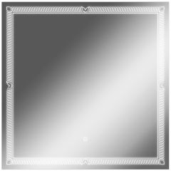 Зеркало Паликир 700х700 с подсветкой Домино (GL7051Z) в Сысерти - sysert.mebel24.online | фото 1