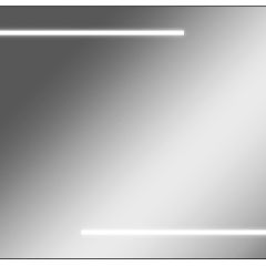 Зеркало Ray 100 black с подсветкой Sansa (SR1035Z) в Сысерти - sysert.mebel24.online | фото