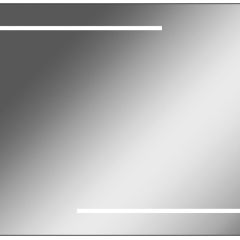 Зеркало Ray 90 black с подсветкой Sansa (SR1036Z) в Сысерти - sysert.mebel24.online | фото 1