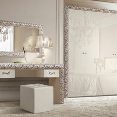 Зеркало Тиффани Premium слоновая кость/серебро (Ф/01(П) в Сысерти - sysert.mebel24.online | фото 2