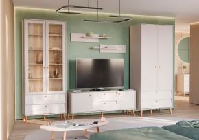 АФИНА Гостиная (модульная) кашемир серый в Сысерти - sysert.mebel24.online | фото 1