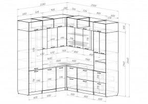 АЛЬБА Кухонный гарнитур Гранд Прайм  (2200*2500 мм) в Сысерти - sysert.mebel24.online | фото 2