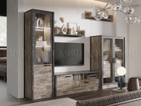 Амели Пенал-стекло (Дуб Юкон-Бетон темный) в Сысерти - sysert.mebel24.online | фото 3