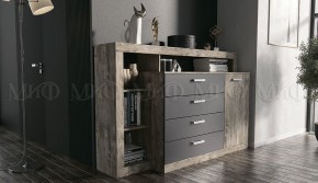 Ангара Комод (Графит/дуб юкон) в Сысерти - sysert.mebel24.online | фото
