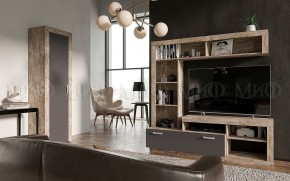 Ангара Шкаф 2-х створчатый (Графит/дуб юкон) в Сысерти - sysert.mebel24.online | фото 3