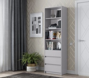 АЙДЕН СТЛ06-600 Стеллаж с 3 ящиками (серый) в Сысерти - sysert.mebel24.online | фото