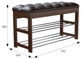 Банкетка-стеллаж для обуви Грейс в Сысерти - sysert.mebel24.online | фото