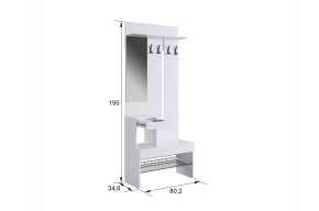 БАСКО Прихожая К10 (графит) в Сысерти - sysert.mebel24.online | фото 3