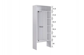 БАСКО Прихожая К10 (графит) в Сысерти - sysert.mebel24.online | фото 6