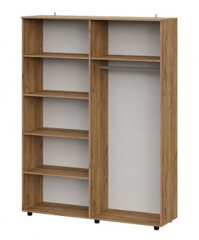 БАЙКАЛ Шкаф четырехстворчатый (Графит/Дуб золотой) в Сысерти - sysert.mebel24.online | фото 2