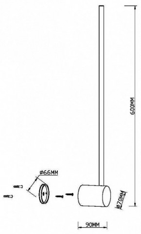 Бра Maytoni Light stick MOD237WL-L6BS3K в Сысерти - sysert.mebel24.online | фото 4