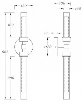 Бра Maytoni Stelo MOD116WL-L7BS3K в Сысерти - sysert.mebel24.online | фото 3