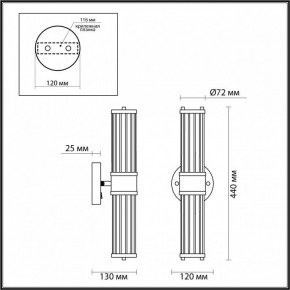 Бра Odeon Light Kepa 4946/2W в Сысерти - sysert.mebel24.online | фото 3