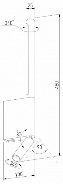 Бра с подсветкой Elektrostandard Sarca a066400 в Сысерти - sysert.mebel24.online | фото 5