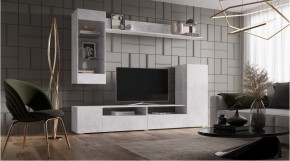 ДАЛЛАС Гостиная (модульная) цемент светлый в Сысерти - sysert.mebel24.online | фото