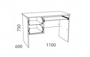 Детская Фанк Стол для компьютера НМ 009.19-05 М2 в Сысерти - sysert.mebel24.online | фото 3