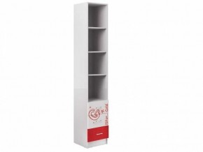 ВЕГА АЛФАВИТ Детская (модульная) Белый/Красный в Сысерти - sysert.mebel24.online | фото 9