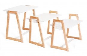 Детский растущий стол 3в1 (стол+парта+мольберт) Я САМ "Лофт" (Белый) в Сысерти - sysert.mebel24.online | фото 6