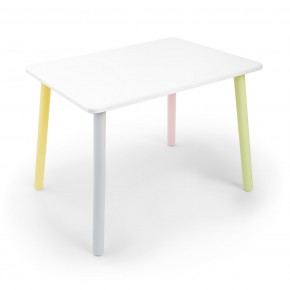 Детский стол (Белый/Цветной) в Сысерти - sysert.mebel24.online | фото 1