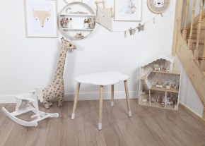 Детский стол Rolti Baby «Облачко»  (белый/береза, массив березы/мдф) в Сысерти - sysert.mebel24.online | фото