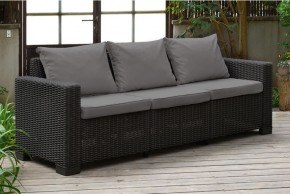 Диван Калифорния 3-х местный (California 3 Sofa), графит в Сысерти - sysert.mebel24.online | фото 1