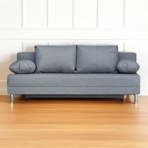 Диван-кровать Комфорт без подлокотников (4 подушки) BALTIC GREY в Сысерти - sysert.mebel24.online | фото