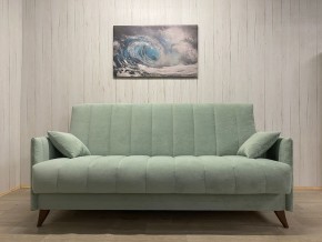 Диван Престиж-3 (НПБ) велюр Sensey mist green в Сысерти - sysert.mebel24.online | фото