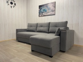 Диван угловой Комфорт-3 (НПБ+МДФ) велюр Galaxy Lite 26 в Сысерти - sysert.mebel24.online | фото 2