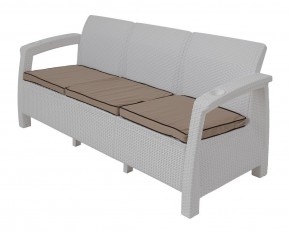 Диван Yalta Premium Sofa 3 Set (Ялта) белый (+подушки под спину) в Сысерти - sysert.mebel24.online | фото 1