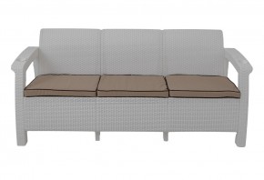 Диван Yalta Premium Sofa 3 Set (Ялта) белый (+подушки под спину) в Сысерти - sysert.mebel24.online | фото 2