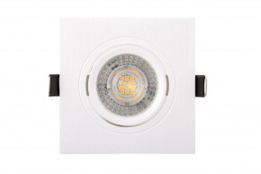 DK3021-WH Встраиваемый светильник, IP 20, 10 Вт, GU5.3, LED, белый, пластик в Сысерти - sysert.mebel24.online | фото 1