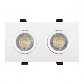 DK3022-WH Встраиваемый светильник, IP 20, 10 Вт, GU5.3, LED, белый, пластик в Сысерти - sysert.mebel24.online | фото 2