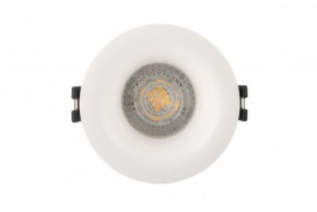 DK3024-WH Встраиваемый светильник, IP 20, 10 Вт, GU5.3, LED, белый, пластик в Сысерти - sysert.mebel24.online | фото 1